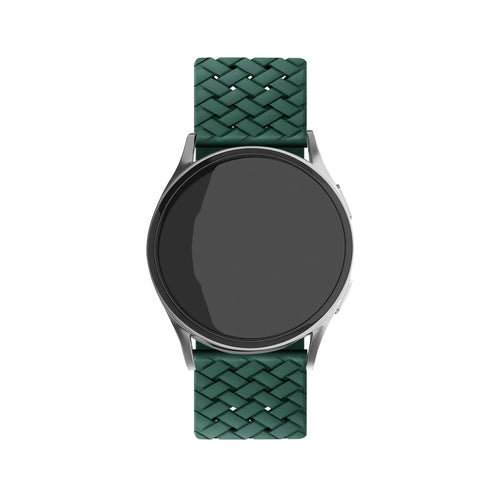 Bracelet silicone tressé Amazfit Active (vert foncé)