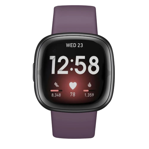 Silicone Strap 'Classic', on a watch, direct front view