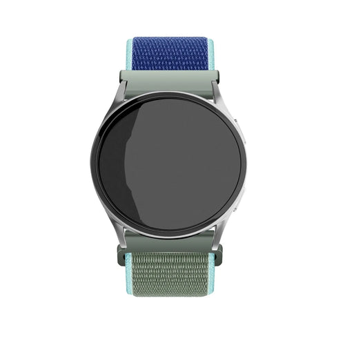 Nylon Strap, khaki, on a watch, direct front view
