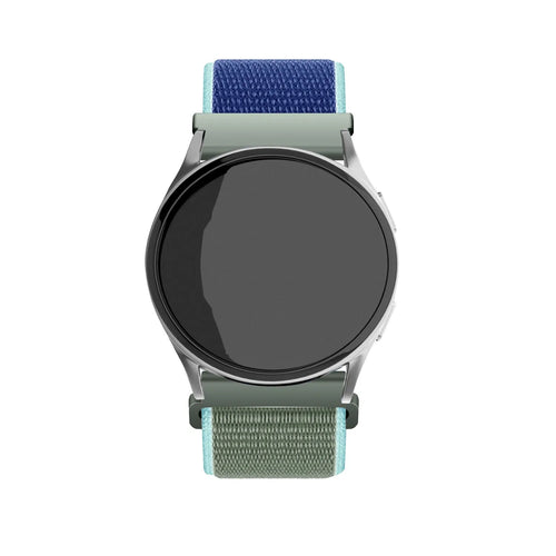 Nylon Strap, khaki, on a watch, direct front view