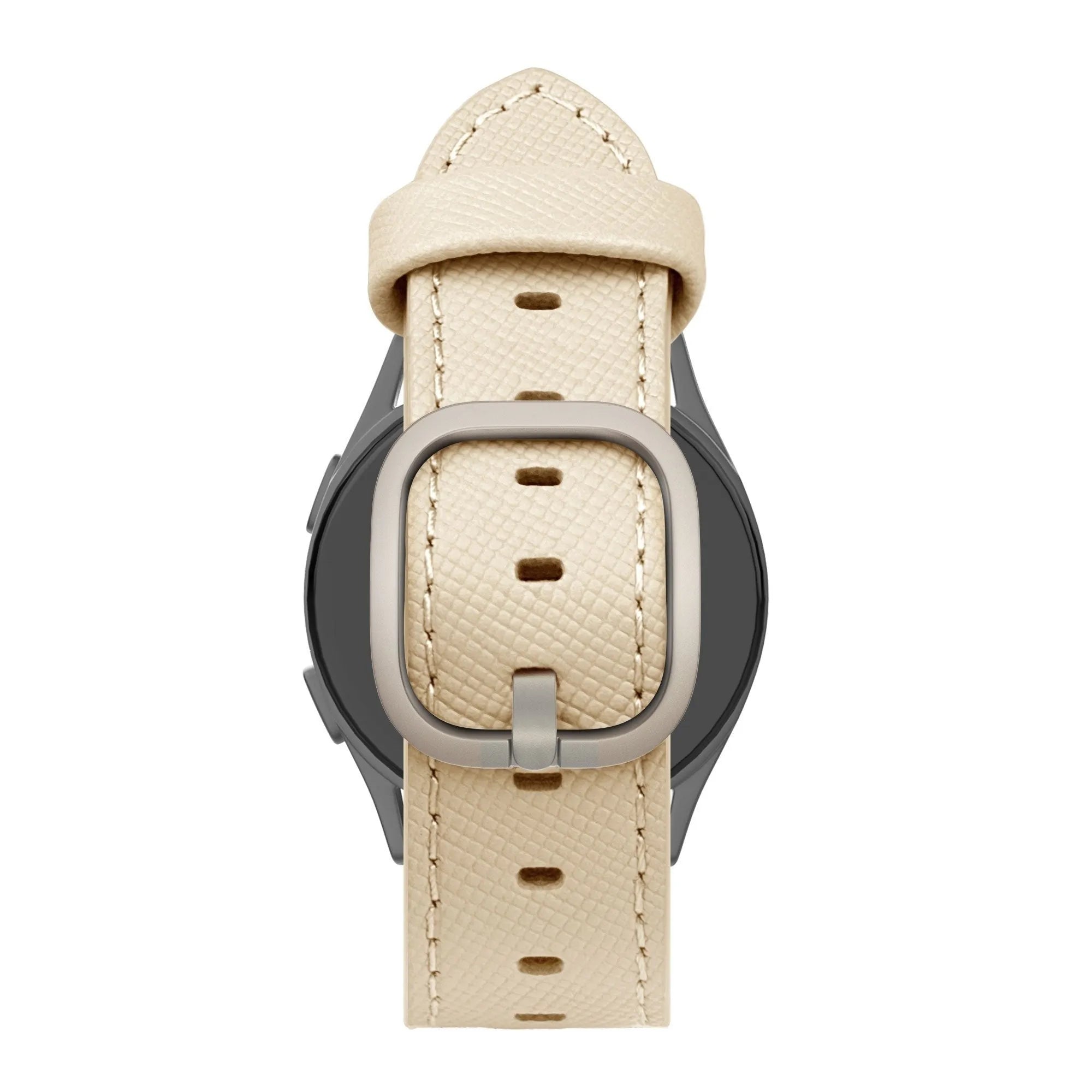 Bandz Bracelet cuir 'Deluxe' Amazfit Cheetah (Pro) (kaki)