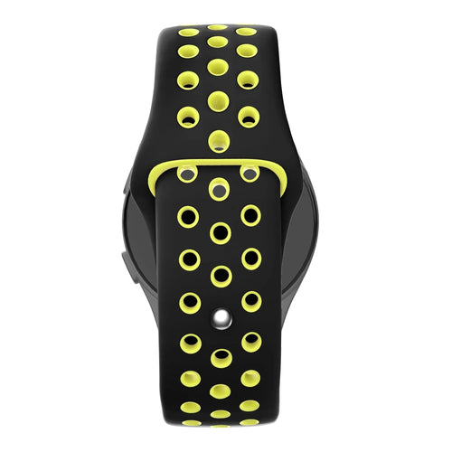 Bandz Bracelet sport Deluxe' Oppo Watch X2 (noir/jaune)