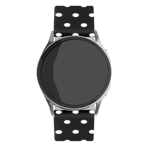 Print Silicone Strap, on a watch, direct front view