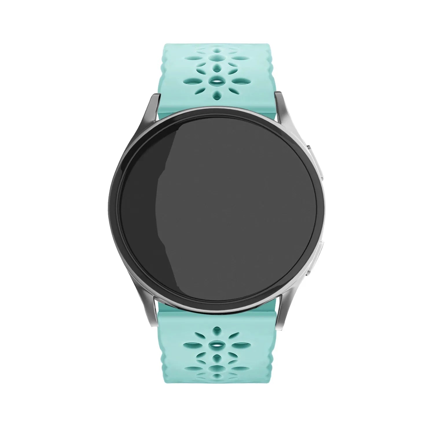 Bracelet de silicone avec relief Amazfit GTR Mini (bleu-vert)