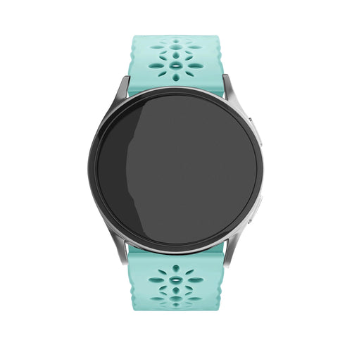 Amazfit Active 2 Patterned Silicone Strap (Blue Sea Green)