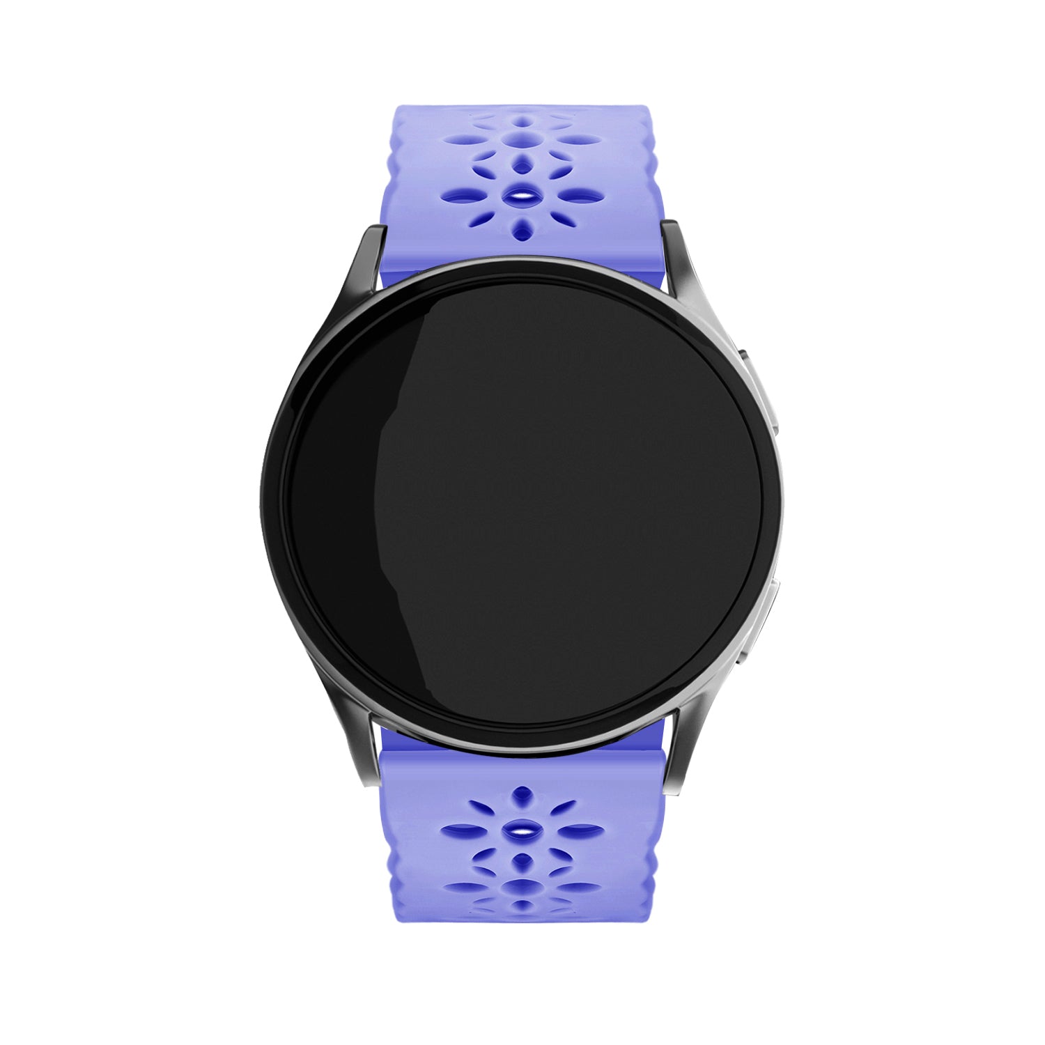 Bracelet de silicone avec relief Amazfit Bip 3 (Pro) (lila)
