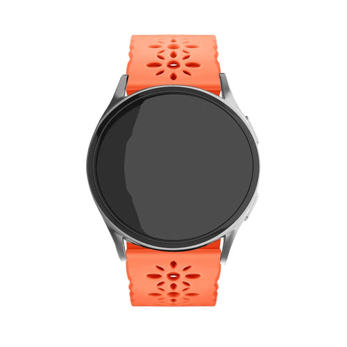 Bracelet de silicone avec relief Coros Apex 2 (orange)