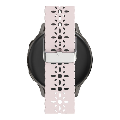 Bandz Garmin Vivomove Trend Silicone Strap 'Lace' (Pink)