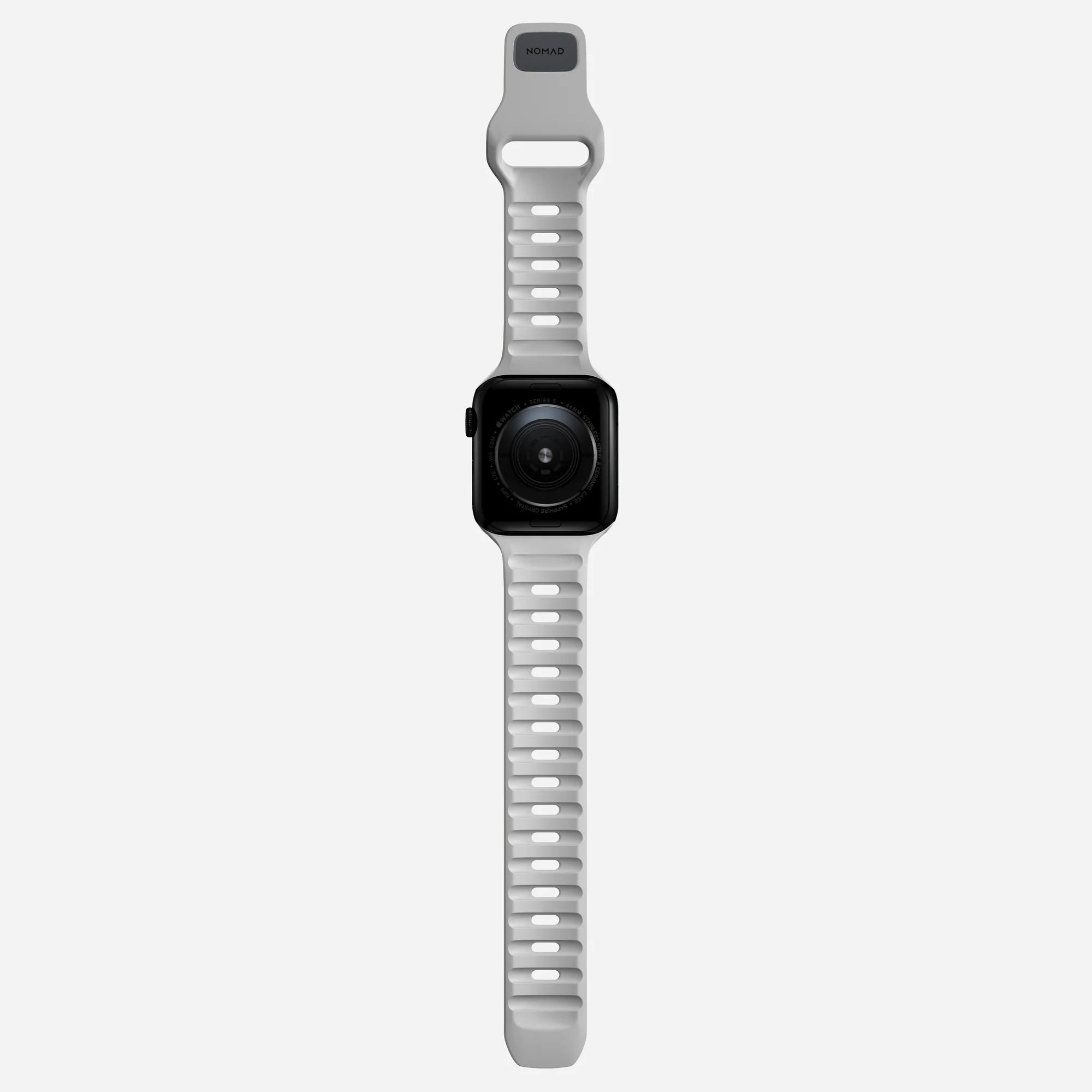 Nomad Bracelet silicone sport Apple Watch (gris lunar)