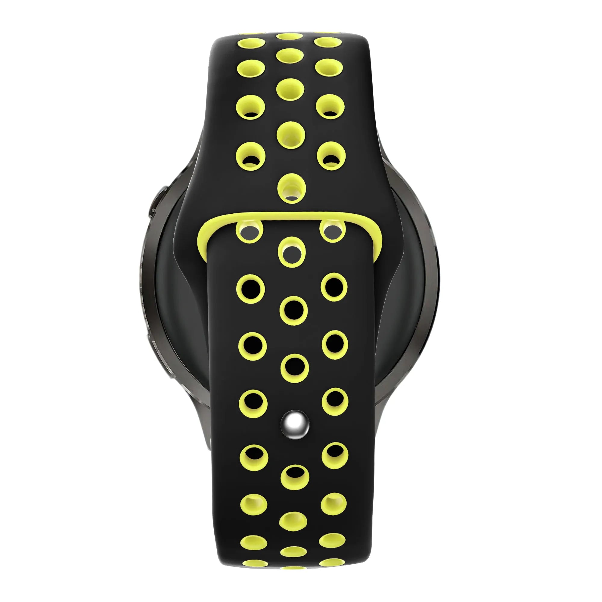 Bandz Bracelet sport 'Deluxe' Garmin Forerunner 570 - 47mm (noir/jaune)