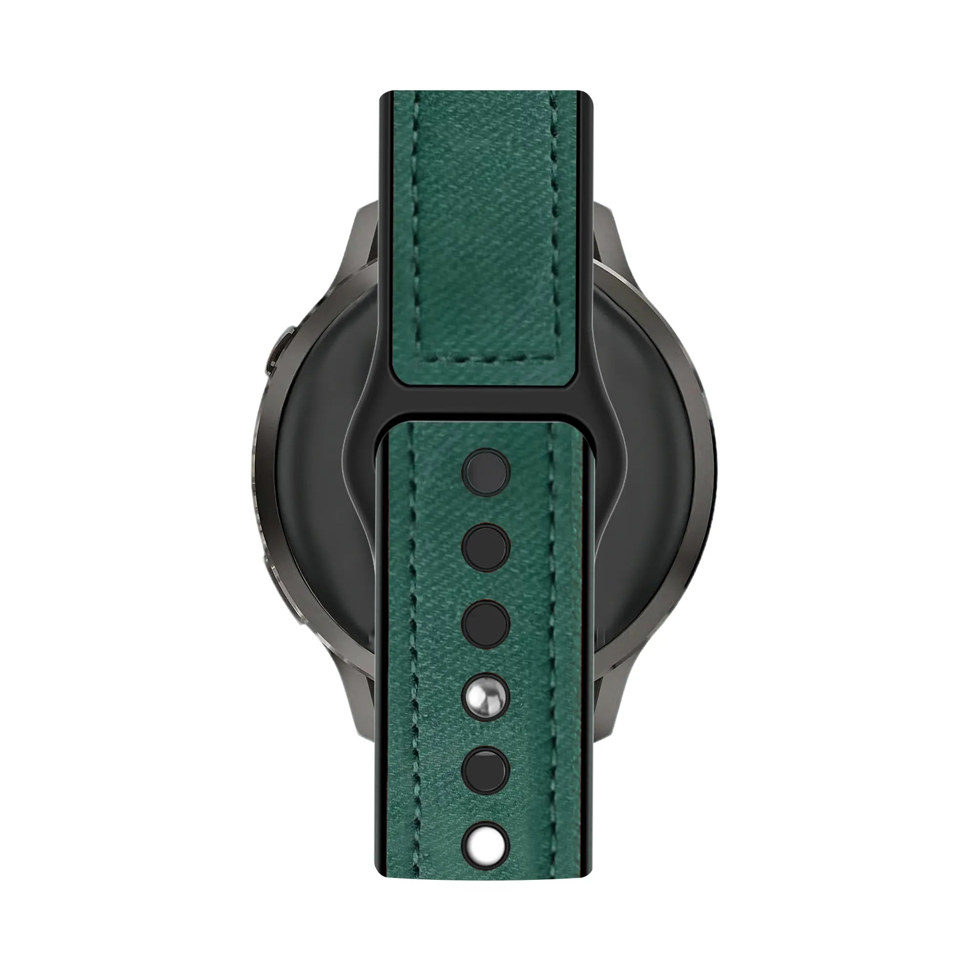 Bandz Garmin D2 Air X15 Leather Strap 'Hybrid' (Green)