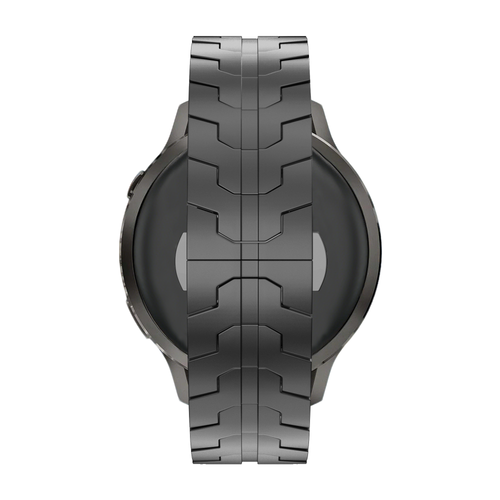 Bandz Garmin Forerunner 570 - 47mm Steel Strap 'Iron' (Black)