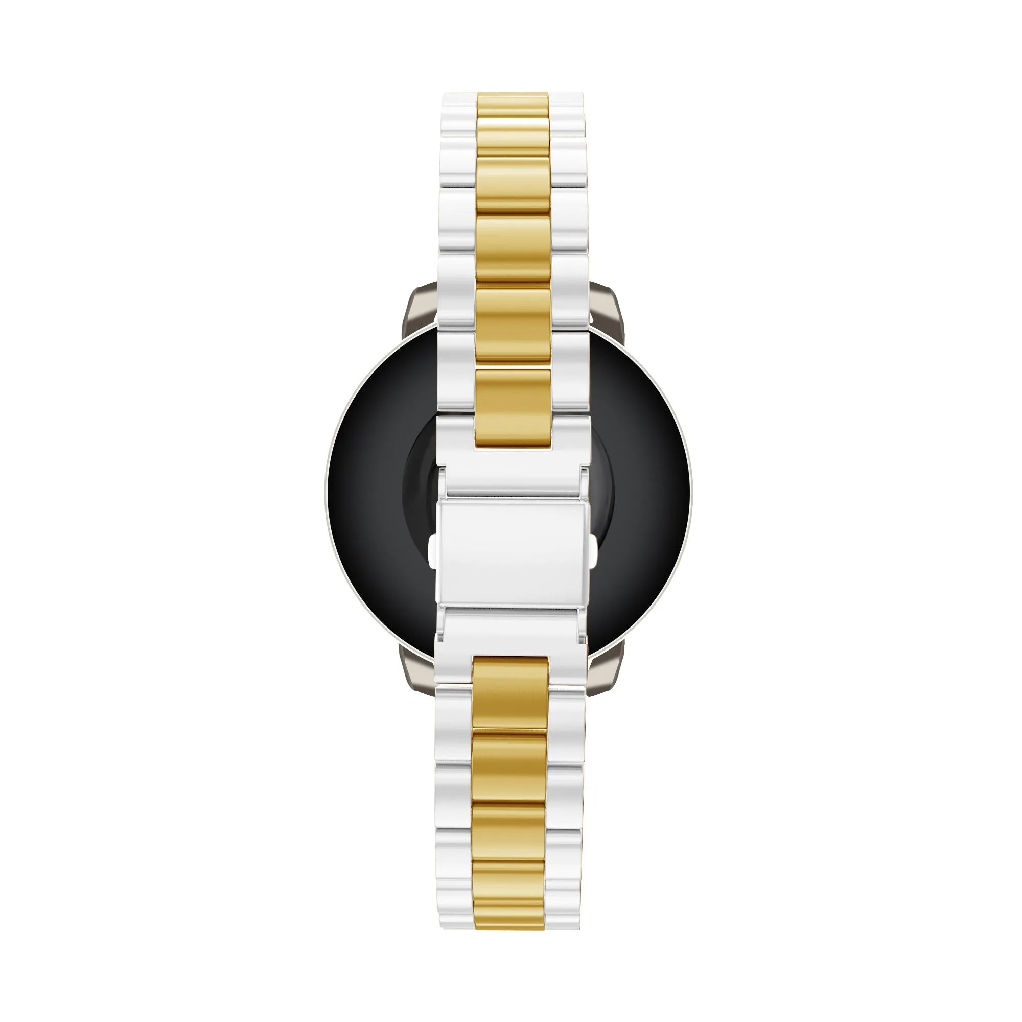 Bandz Bracelet acier 'Classic' Pebble Round 2 - 14mm (argent/or)