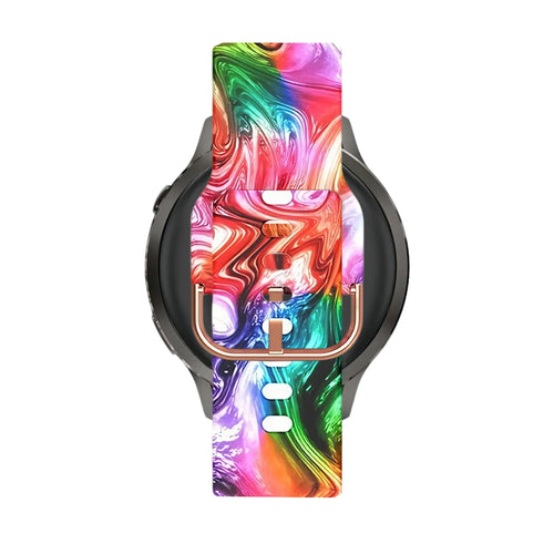 Bandz Garmin Vivomove Luxe Silicone Strap 'Colourful'