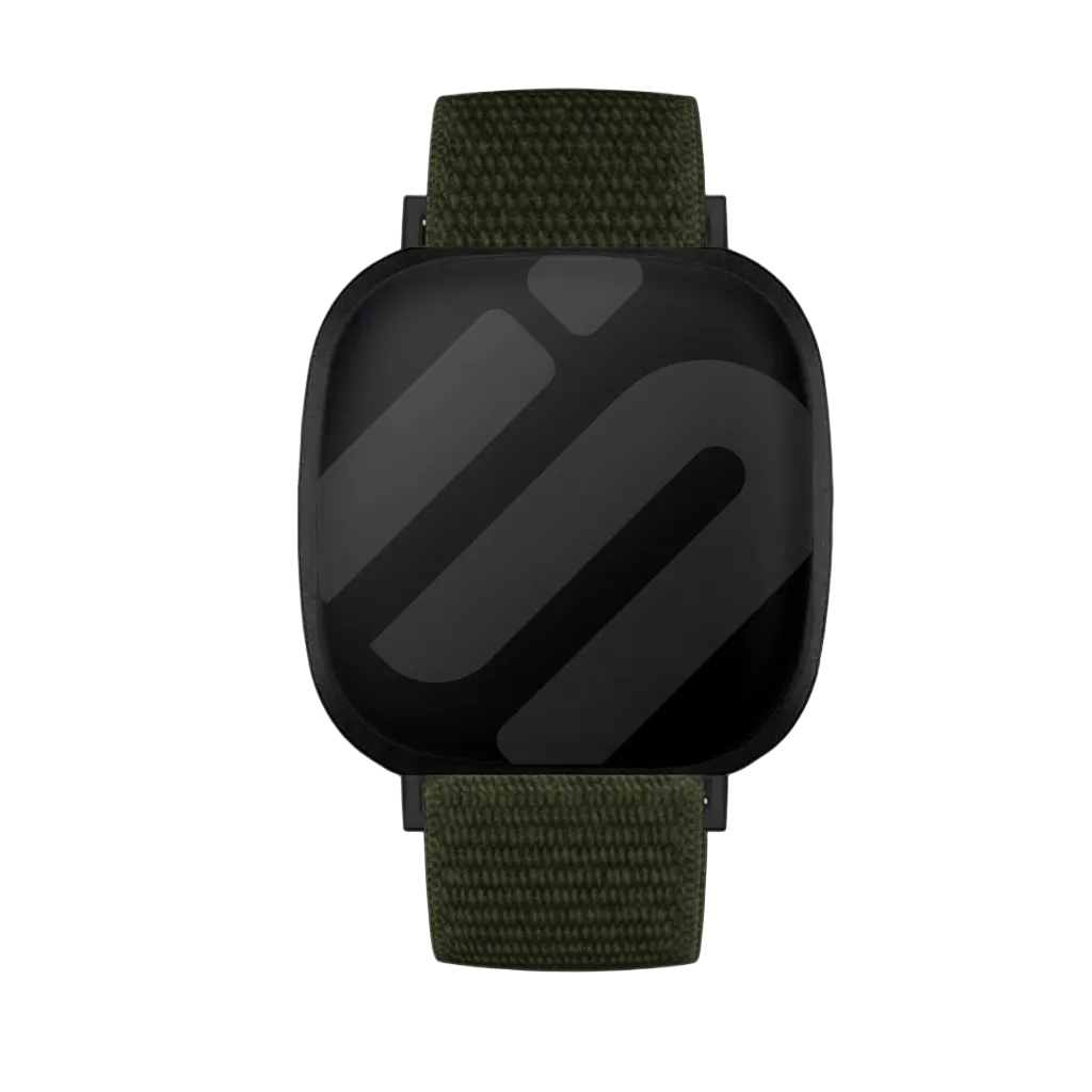 Bracelet nylon Fitbit Versa 3 (vert)