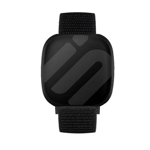 Bracelet nylon Fitbit Versa 3 (noir)