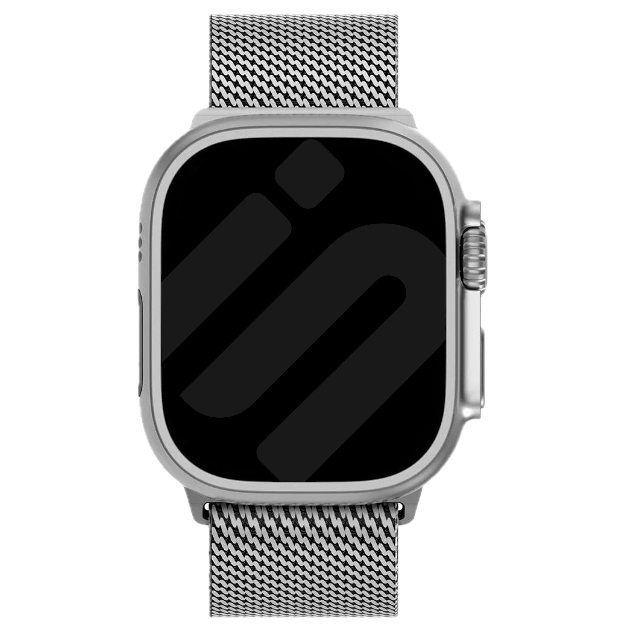 Bracelet titane/milanais Apple Watch Ultra (argent)