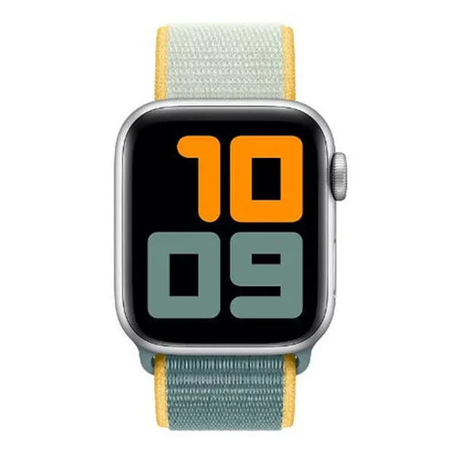 Nylon Strap, sunshine, on a watch, direct front view