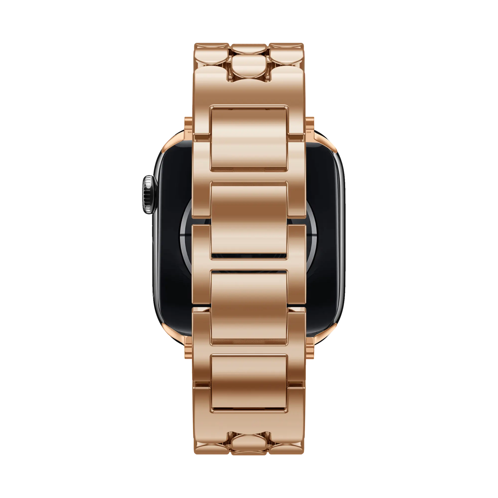 Bandz Bracelet acier 'Oval' Apple Watch (or rose)