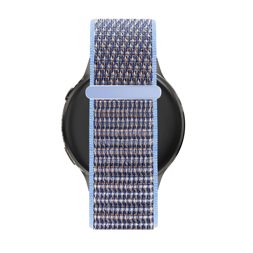 Bandz Bracelet nylon à boucle Garmin Forerunner 170 (bleu azur)