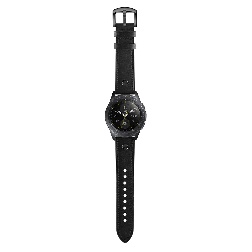 Bracelet cuir avec vis Amazfit GTR Mini (noir)