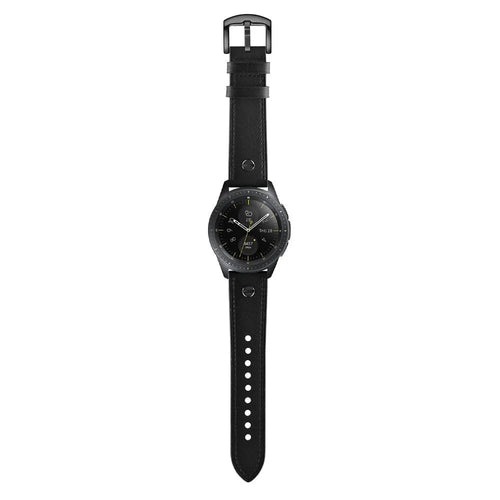 Bracelet cuir avec vis  Coros Apex 2 (noir)