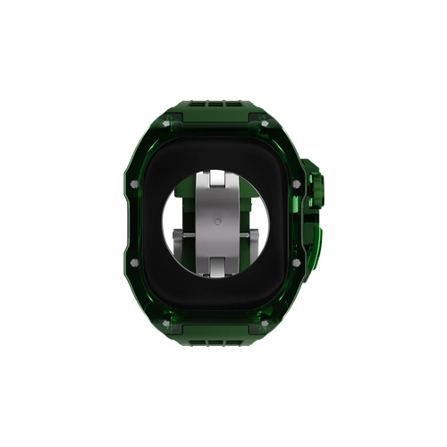 Reqior Apple Watch 45mm Polymer Case with Rubber Strap (Green)
