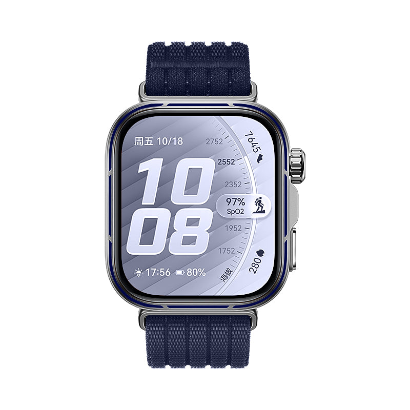 Bracelet nylon ultra fine Huawei Watch Fit 5 Pro (bleu foncé)