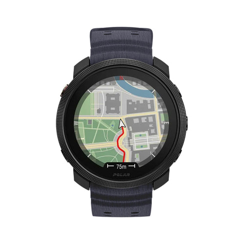 Polar Vantage M Silicone Grain Strap (Dark Blue)
