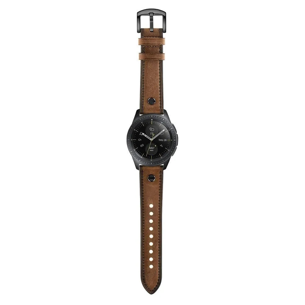 Bracelet cuir avec vis  Coros Apex 2 (marron foncé)