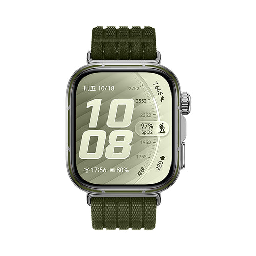 Bracelet nylon ultra fine Huawei Watch Fit 5 Pro (vert foncé)