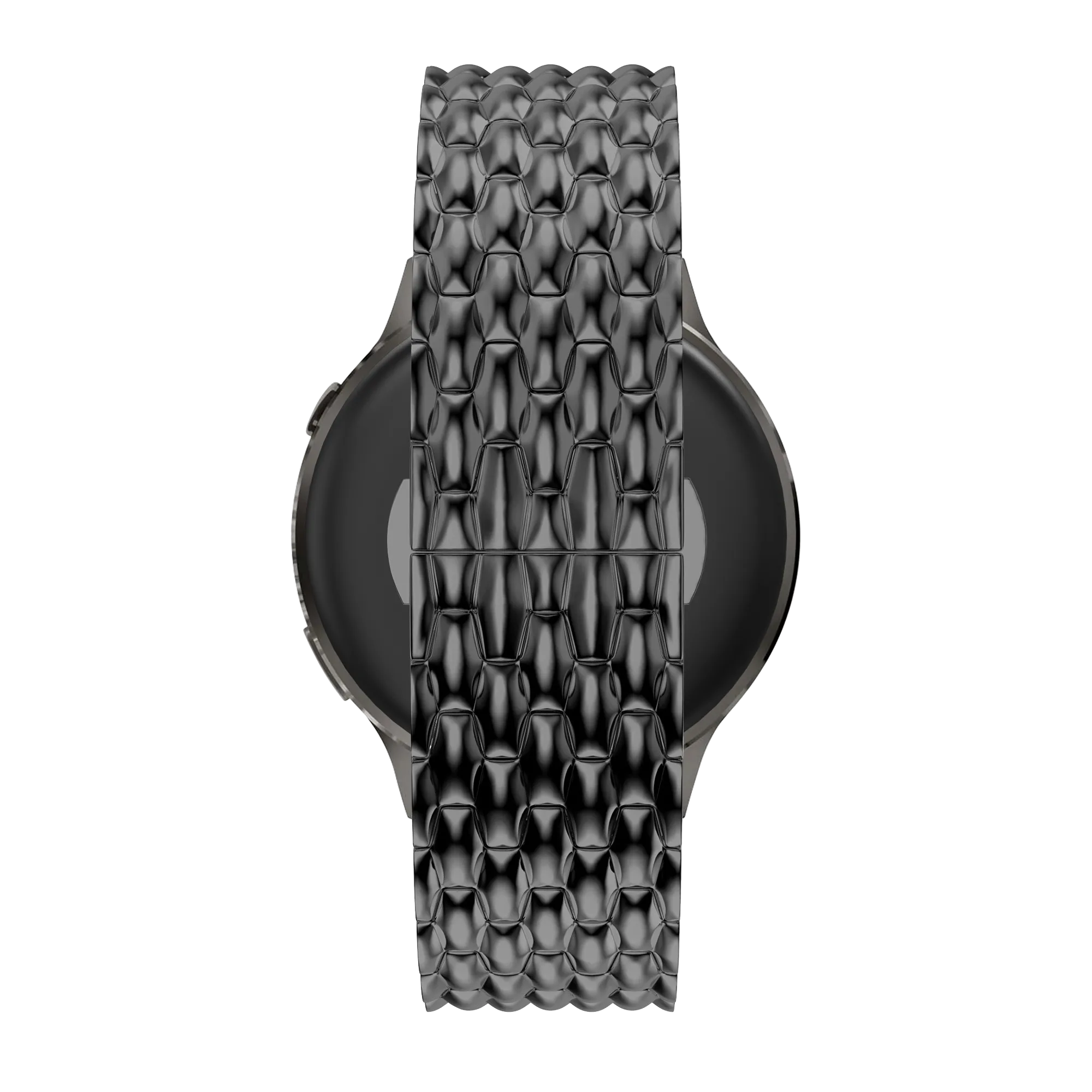 Bandz Bracelet acier 'Dragon' Garmin Approach J1 (noir)