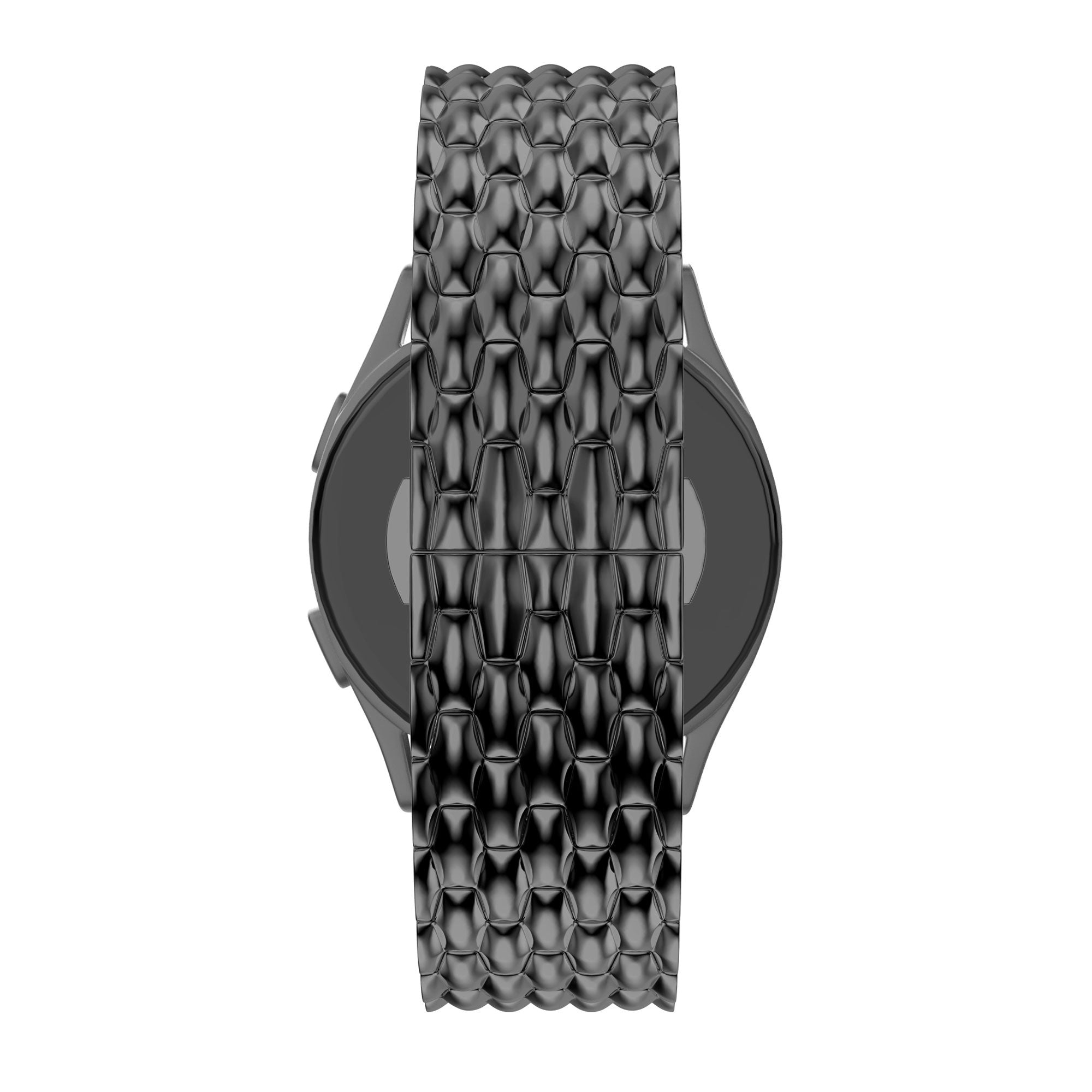 Bandz Bracelet acier 'Dragon' Garmin Approach S44 (noir)