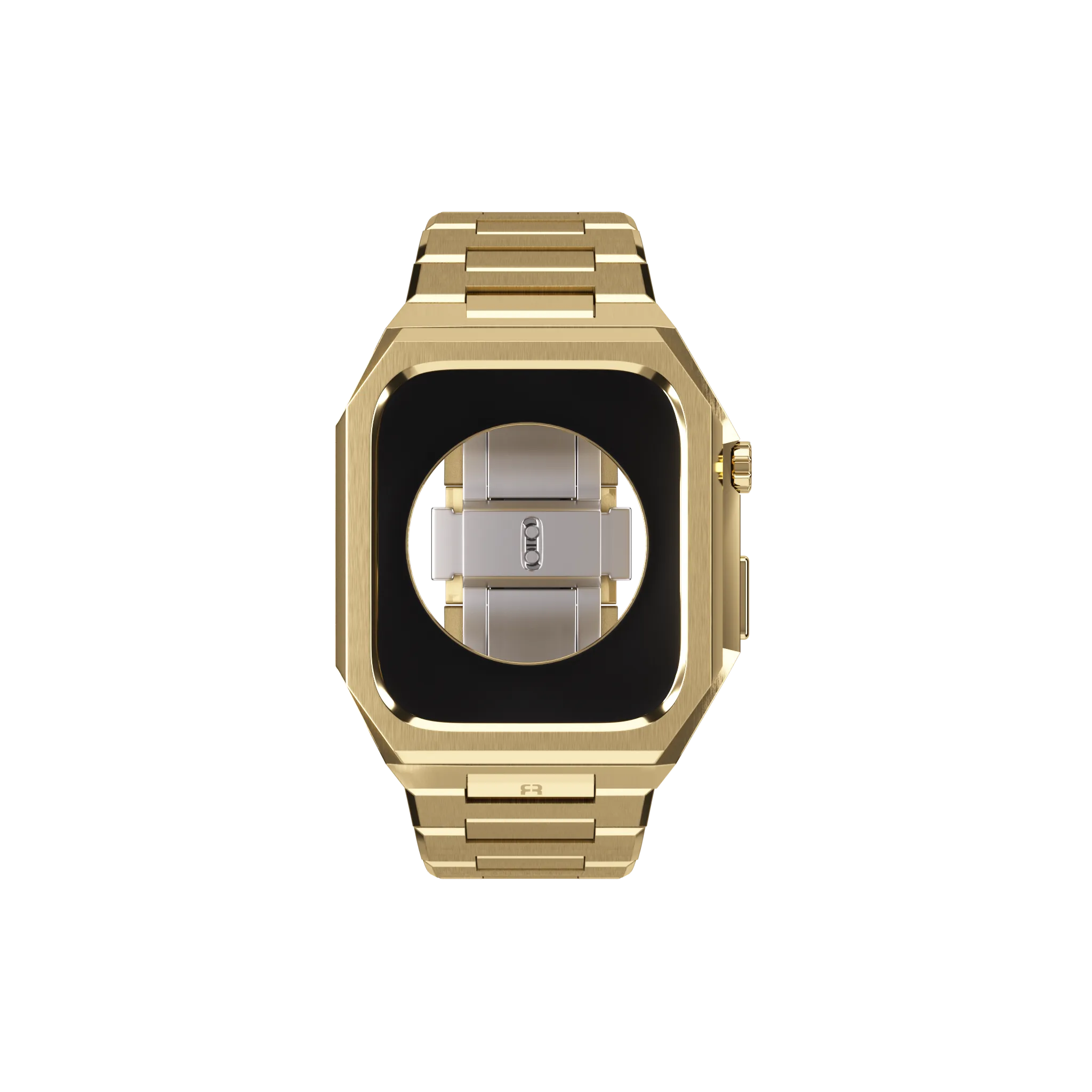 Reqior Boîtier avec bracelet en acier 'Nautilus' Apple Watch 45mm (or)