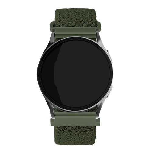 Watch Strap Woven Nylon 20mm - Quick Release (Green)