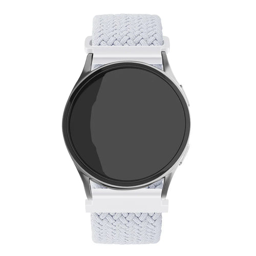 Bracelet tressé réglable Amazfit Bip 3 (Pro) (blanc)