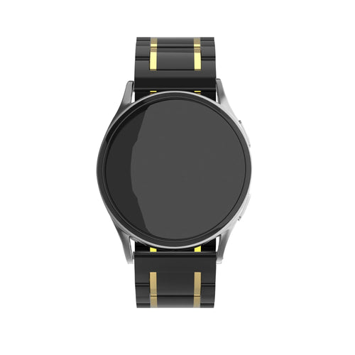 Bracelet acier et ceramique Coros Apex 2 (noir/or)