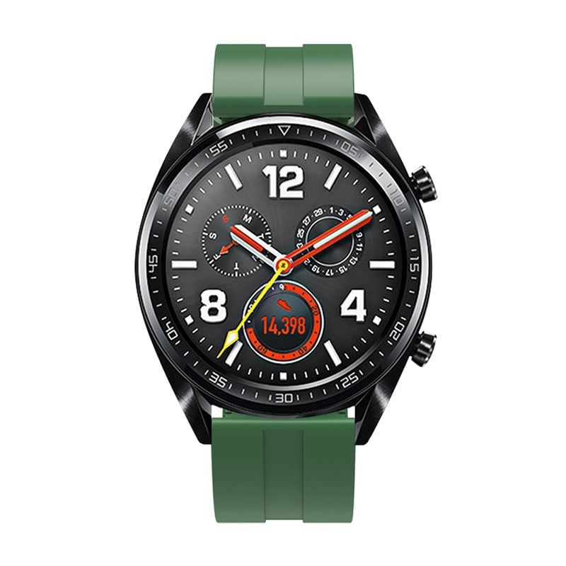 Bracelet silicone Extreme Huawei Watch GT 6 Pro - 46mm (vert militaire)