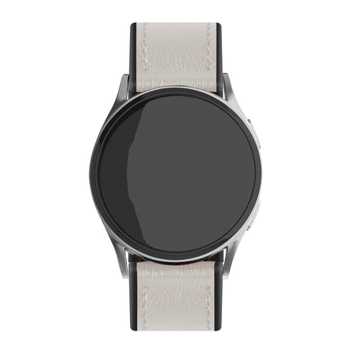 Bracelet cuir hybride Coros Apex 42mm (blanc)