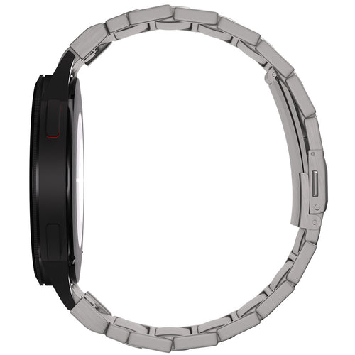 Titanium Strap 'One Push', on a watch, direct front view
