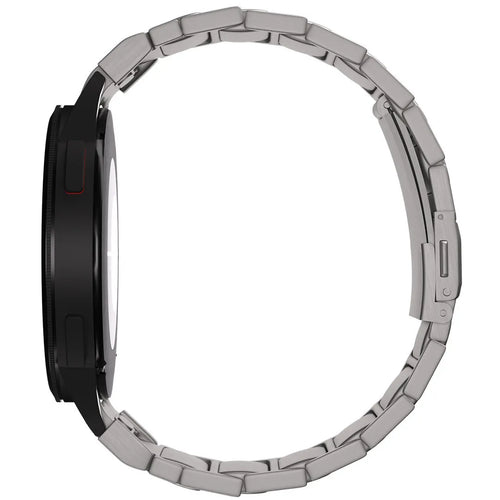 Titanium Strap 'One Push', on a watch, direct front view
