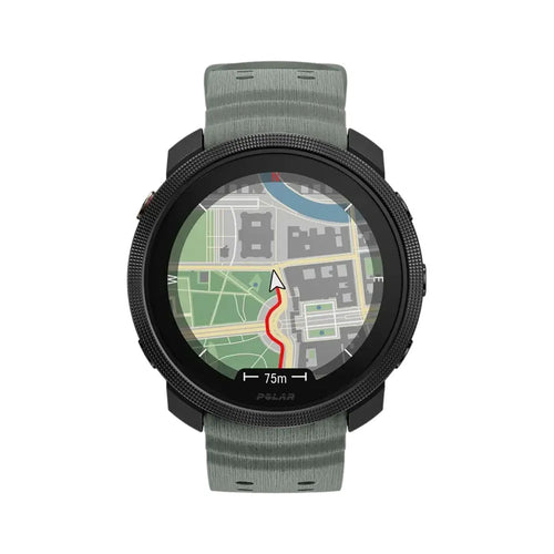 Polar Vantage M3 Silicone Grain Strap (Dark Grey)