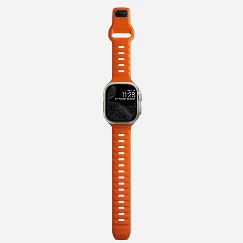 Nomad Bracelet silicone sport Apple Watch (ultra orange)