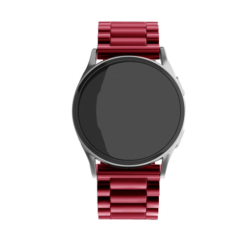 Bracelet acier Oppo Watch S (rouge)