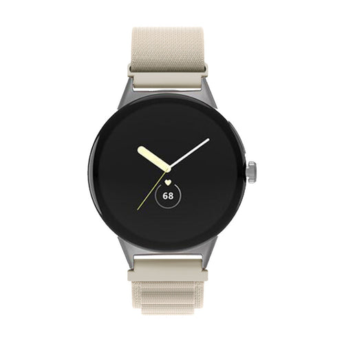 Alpine Nylon Strap, on a watch, direct front view