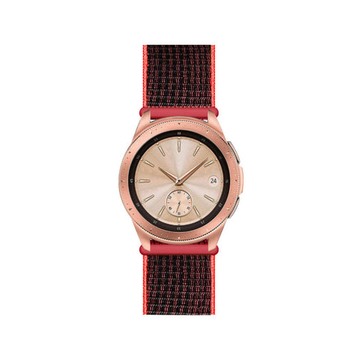 Bracelet nylon Amazfit GTR 4 (noir/orange)