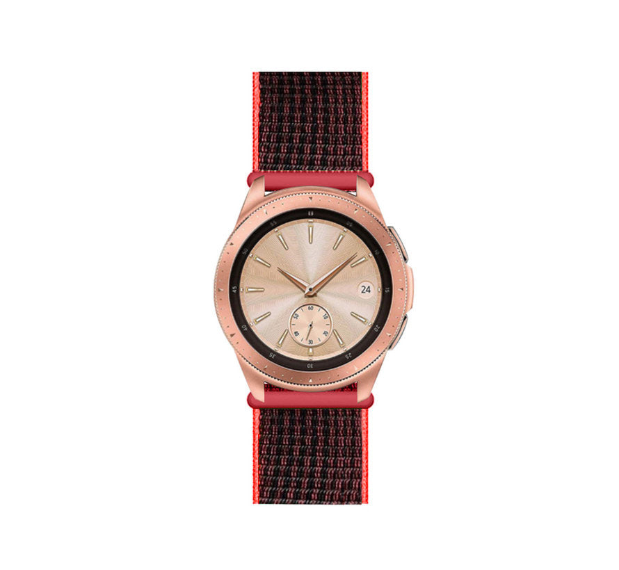 Bracelet nylon Amazfit GTR 4 (noir/orange)