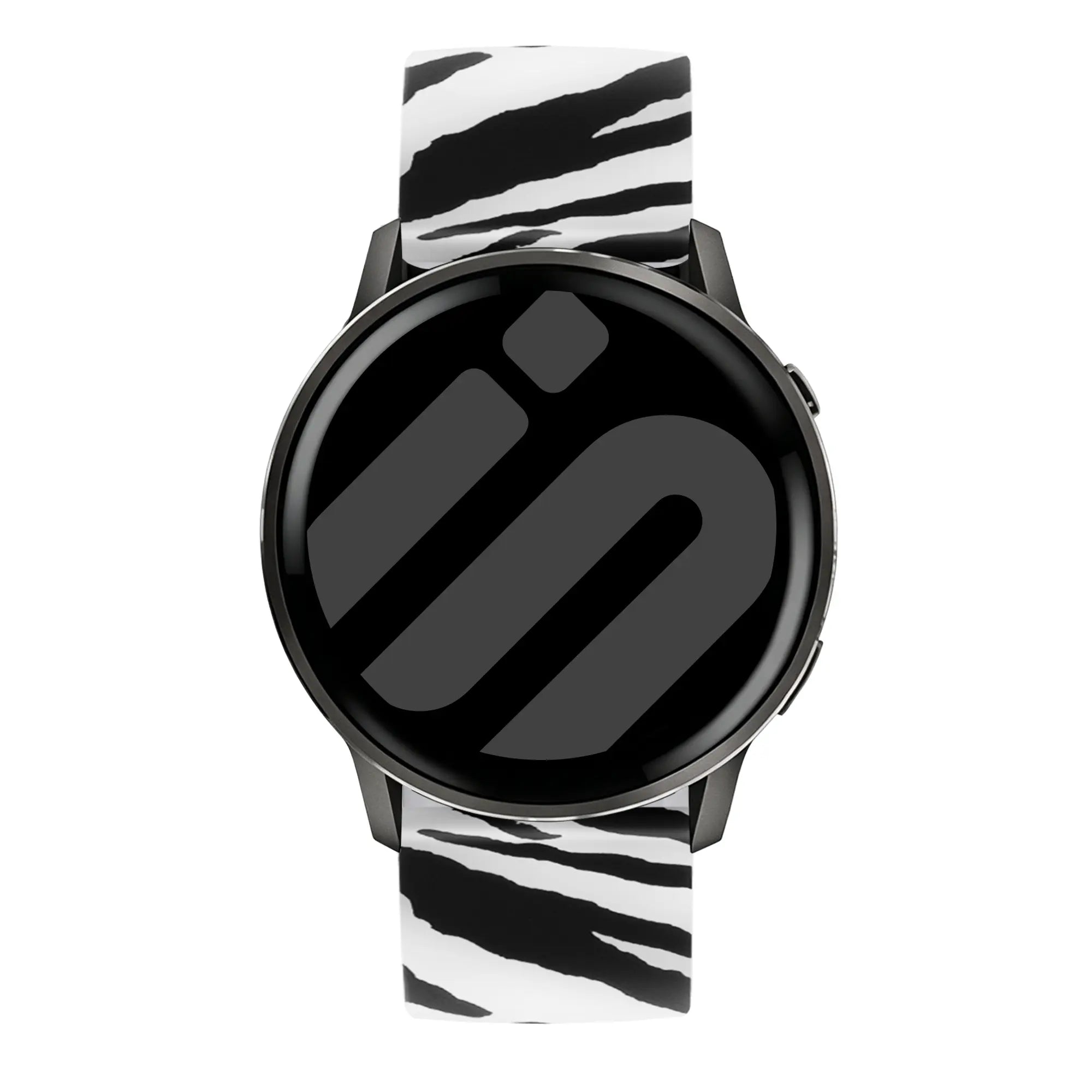 Bracelet silicone imprimé Garmin Forerunner 55 (motif zèbre)
