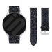 Samsung Galaxy Watch 7 - 44mm Leather Strap with Glitters (Black)