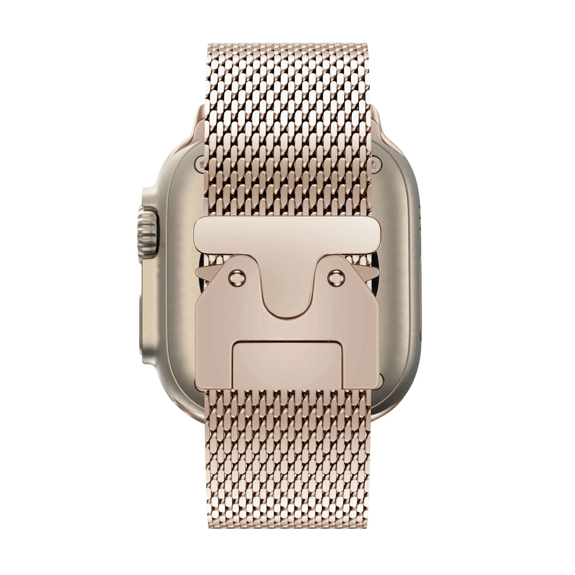 Bandz Bracelet Milanais Loop avec P-buckle Apple Watch (or rose)